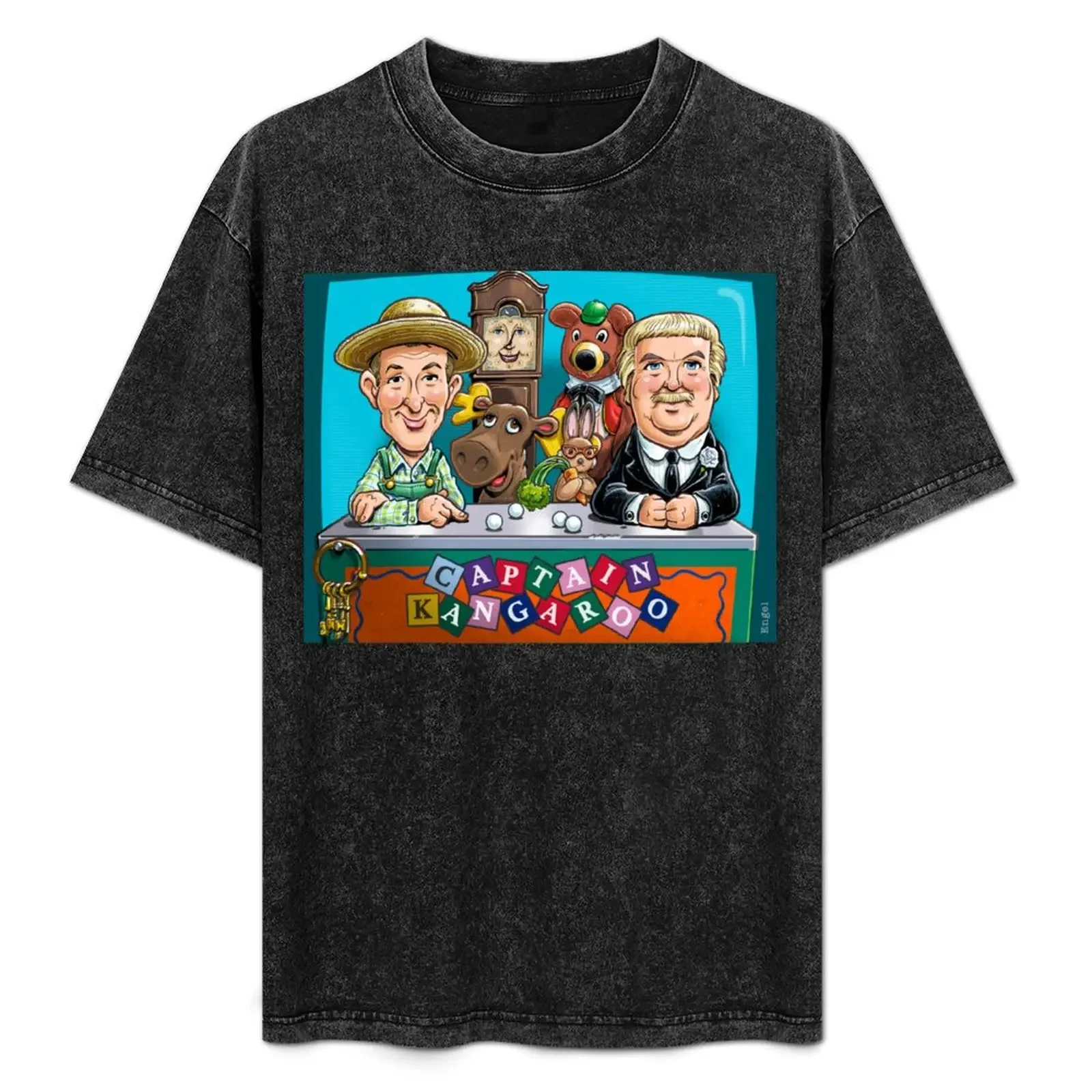 

CAPTAIN KANGAROO T-Shirt Luxury man shirts graphic tee valentines boutique clothes funny t shirts men