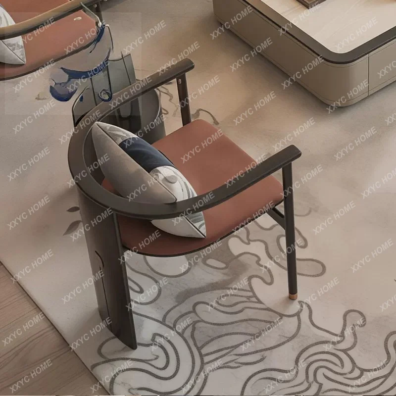 New Chinese-style hotel lobby sofa B & B reception area sofa model room suite living room furniture
