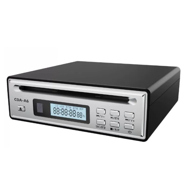 Professional CDA-A6 Track Capture Machine・One Click WAV Recording・Bidirectional Bluetooth Player・Fiber & AUX Audio Output