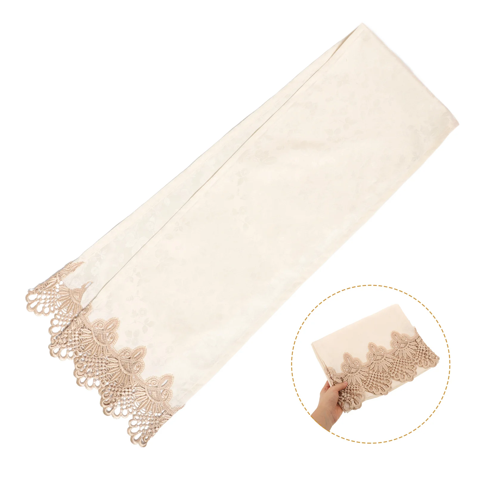 

Dust Cover Digital Piano Stand Electronic Embroidered Keyboard Cloth Full Upright Flower