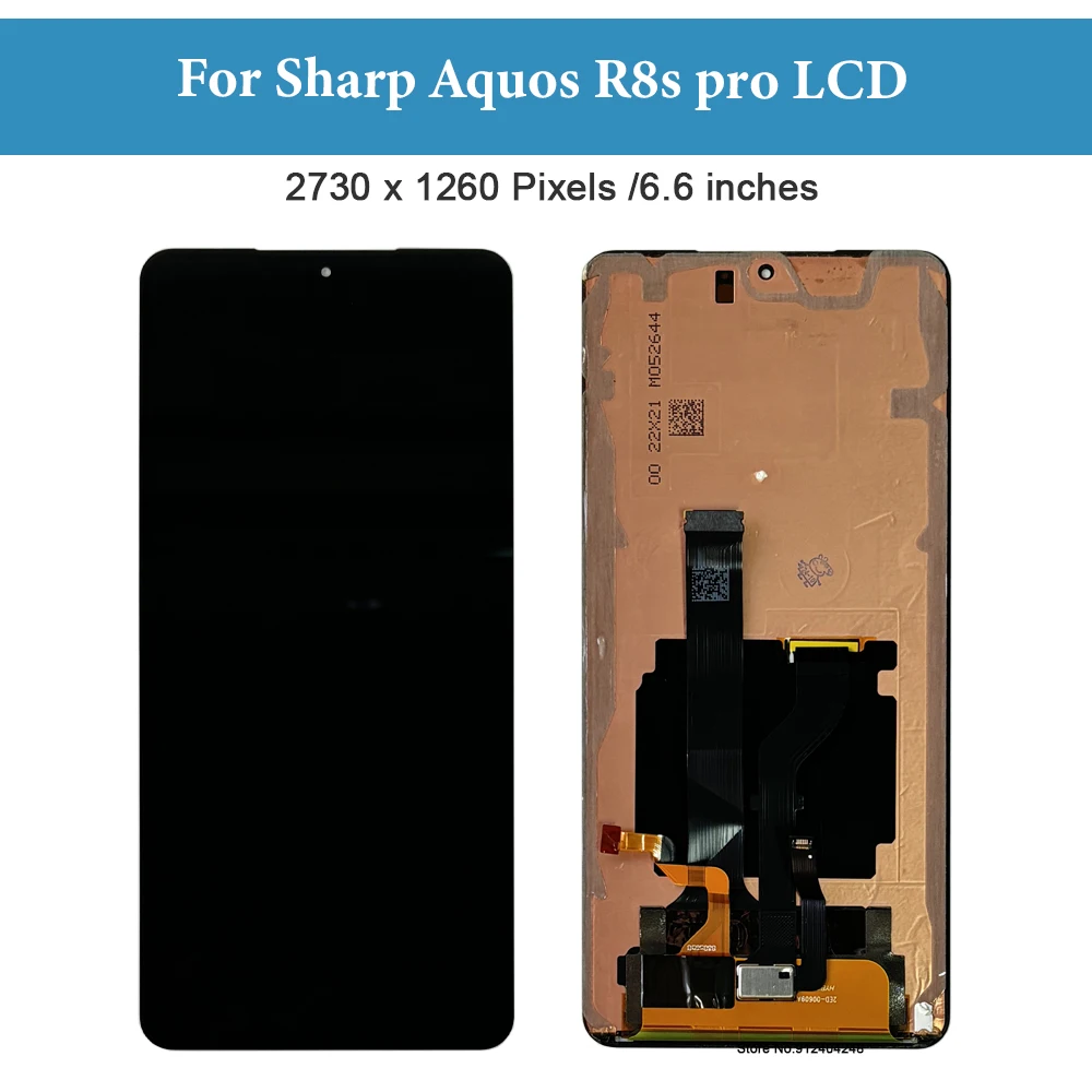 6.6'' OLED For Sharp Aquos R8s pro LCD Display Touch Screen Digitizer Assembly For Sharp Aquos R8 pro LCD Replacement Parts