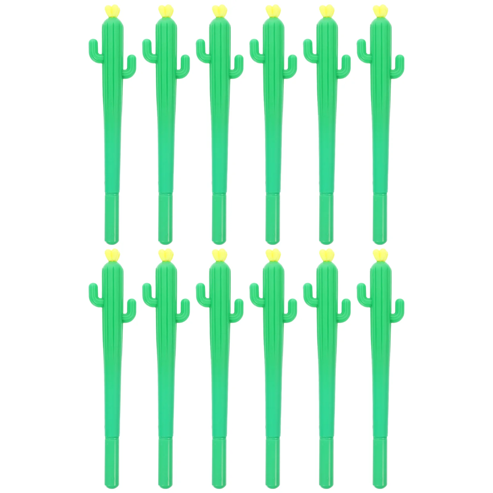

12 Pcs Cactus Gel Pen Desk Accessories Office Pens Come Ink Writing Kids Kawaii Unique Bulk