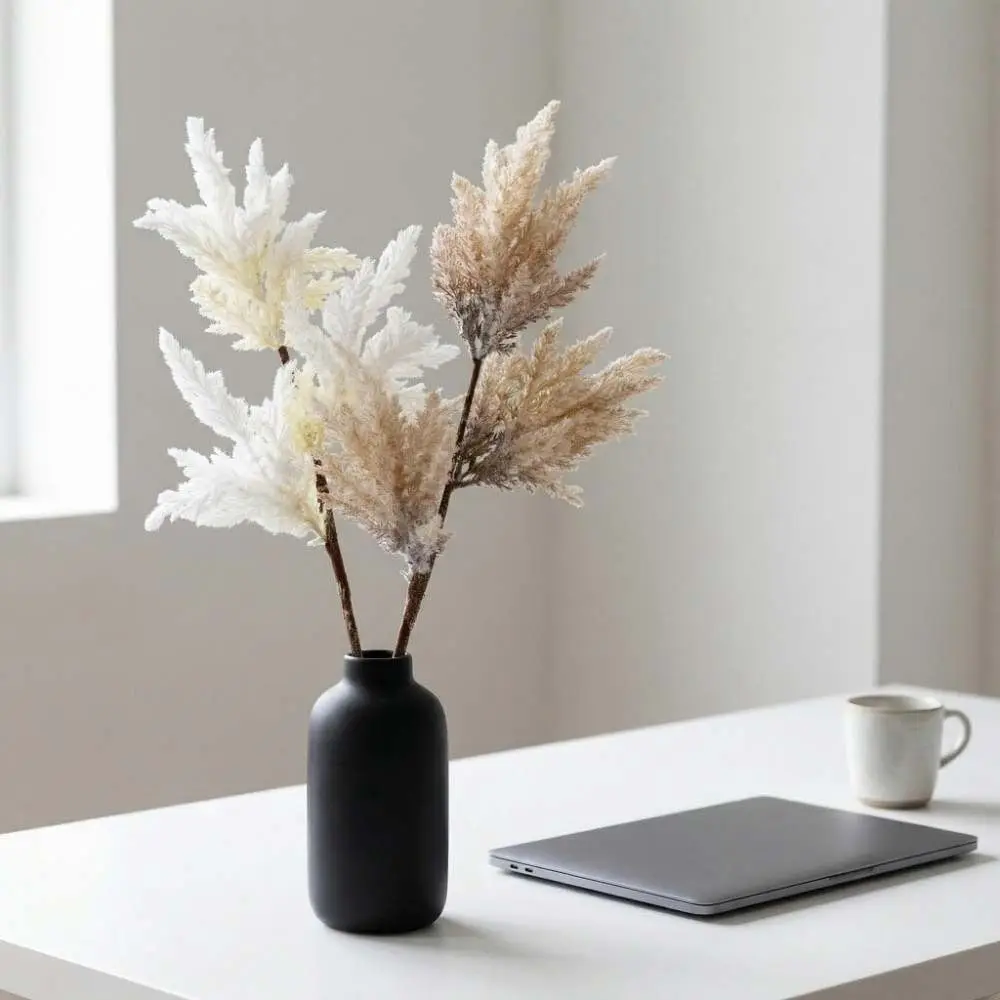

Rural Home Style Artificial Dried Reed Realistic Simulation Tree Branch Artificial Reed Dog Sage Handmade 35cm/71cm