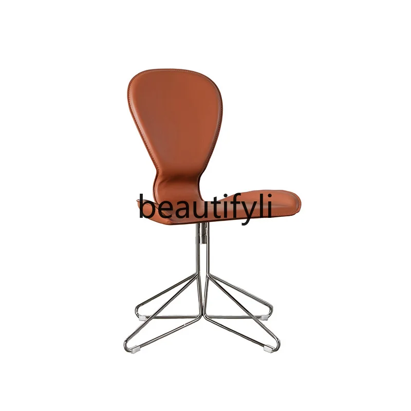 Light luxury high-end Italian minimalist modern ant chair office chair rotation