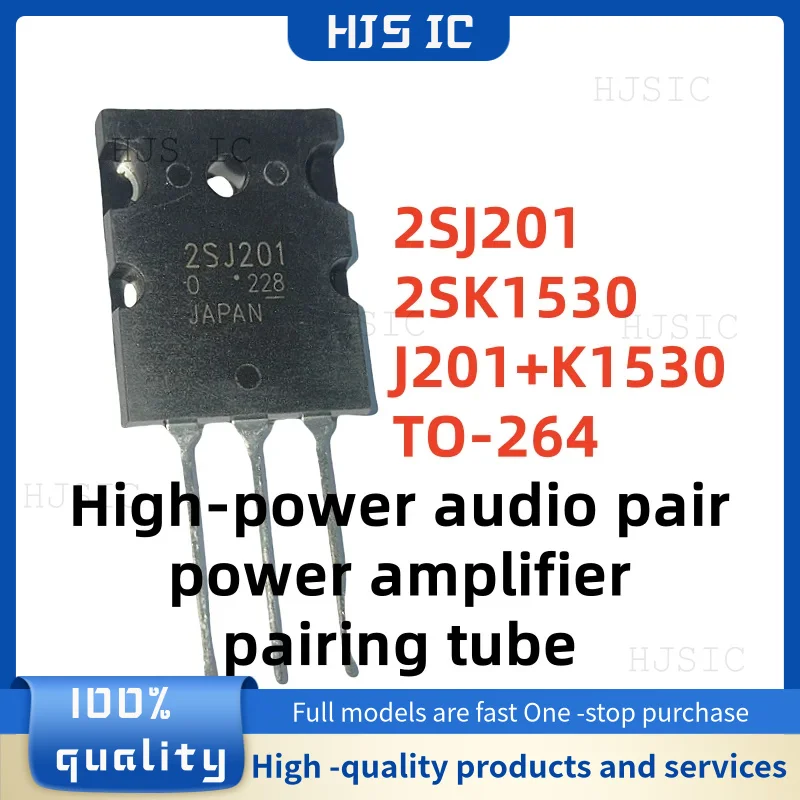 5 uds-10 Uds nuevo 100% calidad 2SJ201 2SK1530 J201 + K1530 TO-264 par de audio de alta potencia amplificador de potencia tubo de emparejamiento electrónica