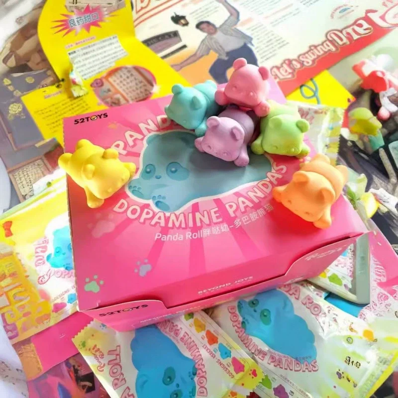 

Original Panda Roll Dopamine Panda Mini Blind Box Cute Collectible Figurine Toy Home Decoration Collection Souvenir Gift