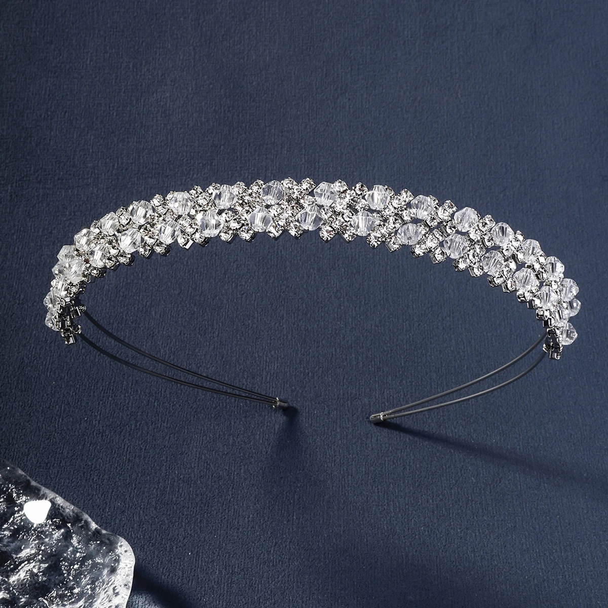 Classic Double Rhinestone Hair Bands xoxo Holiday Gifts for Friends Bridal Wedding Headpieces Hair Accessories Free Shipping