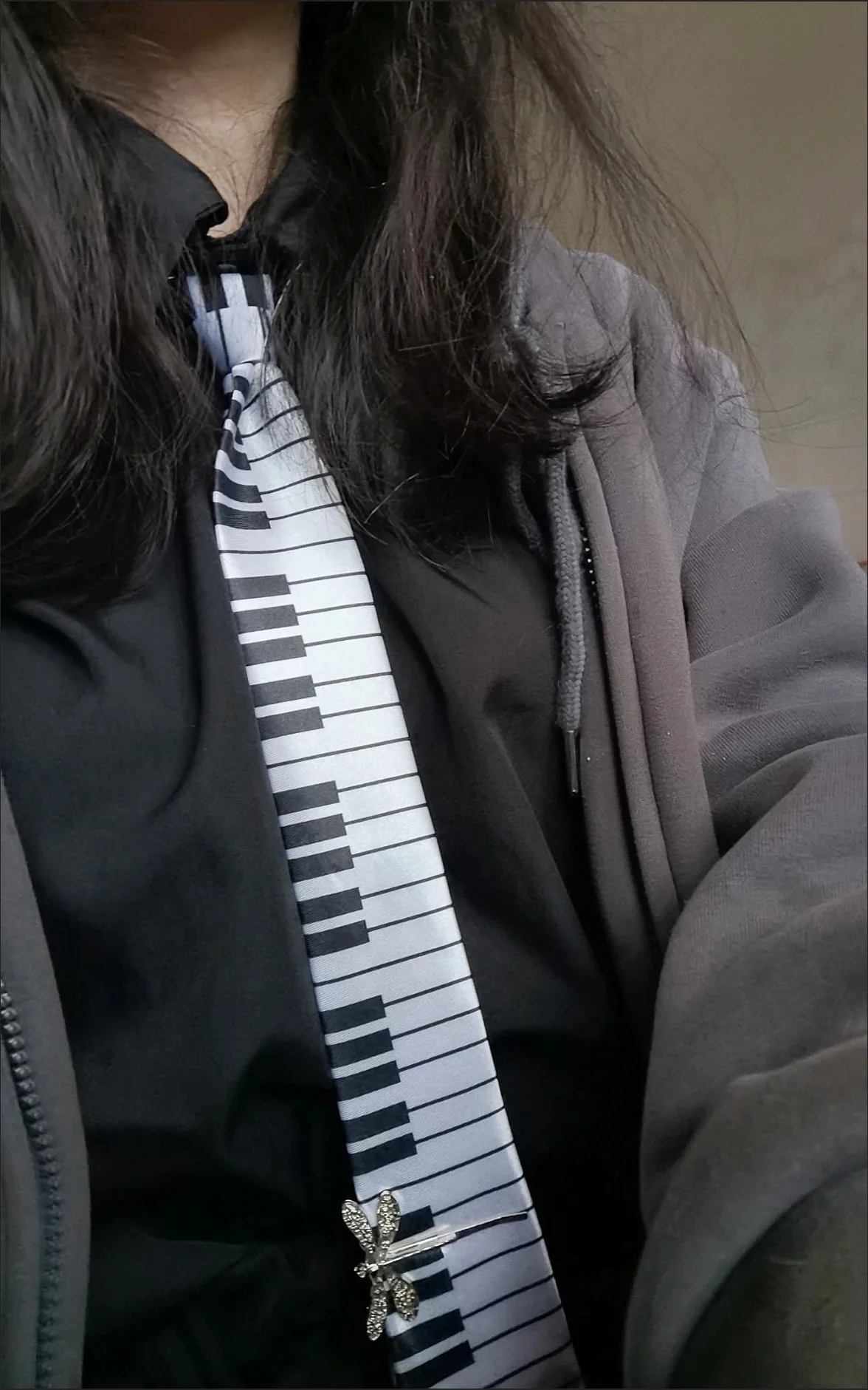 음악 노트 조절 가능한 넥타이 넥웨어 보우타이 세트 피아노 통널 기타 로리타 펑크 하라주쿠 고딕 매운 소녀 보우 타이 액세서리