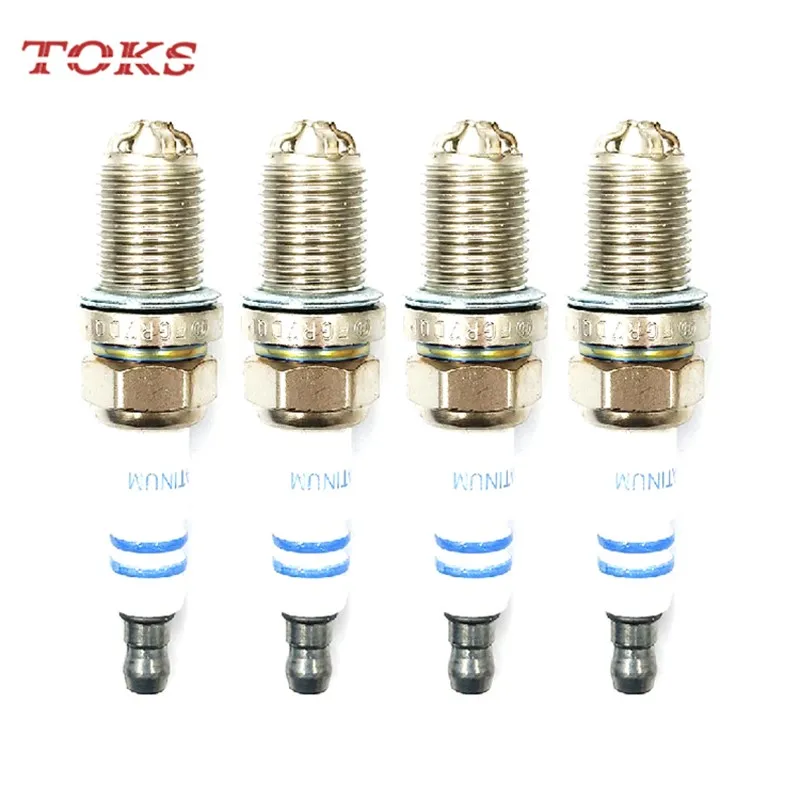 4-6pcs 0242236562 Double Platinum Ignition Spark Plug 12120037608 fit for BMW E46 E39 E36 E38 for Audi A4 A6 A8 FGR7DQP+ +48 