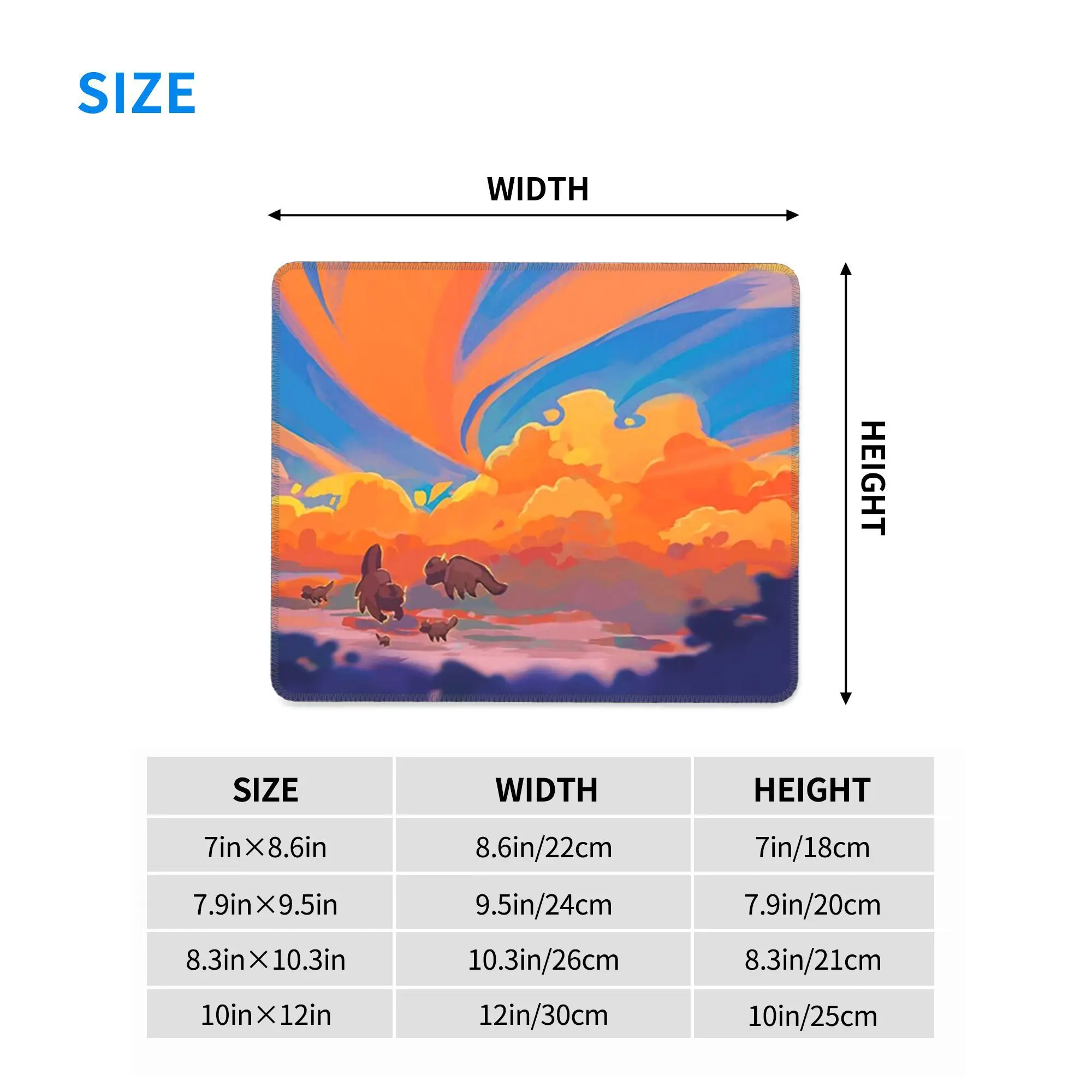 dreamy appa poster v5 Mouse Pad Computer Keyboard Mouse Mat Gamer PC Laptop Desk Mat Office Accessories Table Mats