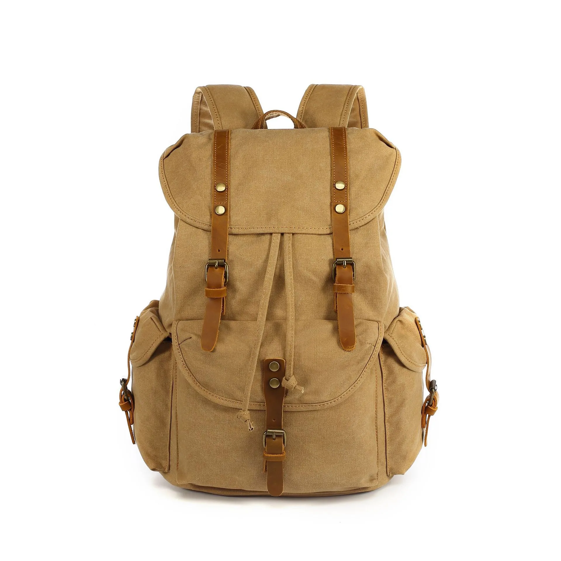 

M620 New Retro Canvas Large Capacity Backpack College Student School Bag Leisure Large Capacity Travel Bag Backpack Ruckback