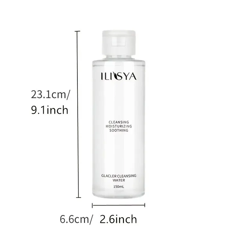 ILISYA Makeup Remover Deep Clean Water for All Skin Types, Facial Cleanser for Eye Lip & Face Makeup Remover