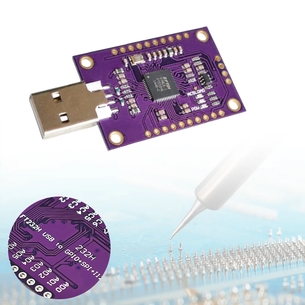 CJMCU FT232H USB To Serial Port Module High Speed Multifunction USB To JTAG UART FIFO SPI I2C Converter Module 480Mb/s