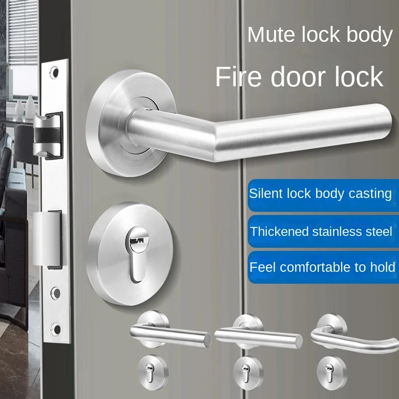 

Bedroom Wooden Door, Bathroom Passage Door, Anti-theft Door, Stainless Steel Split Lock