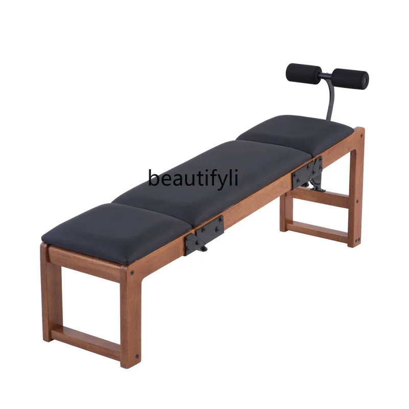 

Wooden Adjustable Dumbbell Stool Fitness Chair Bench Push Abdominal Sit-Ups Training Equipment Foldable