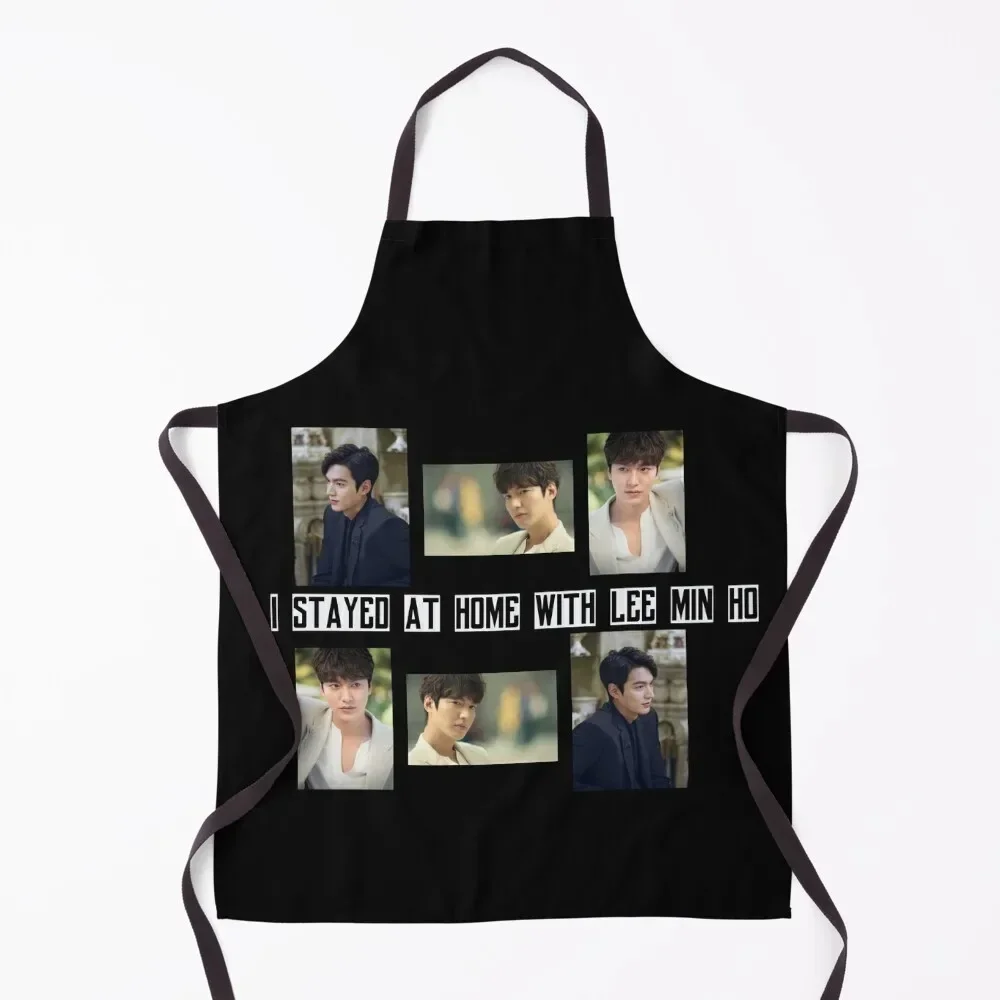 

Lee Min Ho [ISH] Series Apron chefs Kitchen Handle For Women Kitchen For Men Costume Waiter Apron