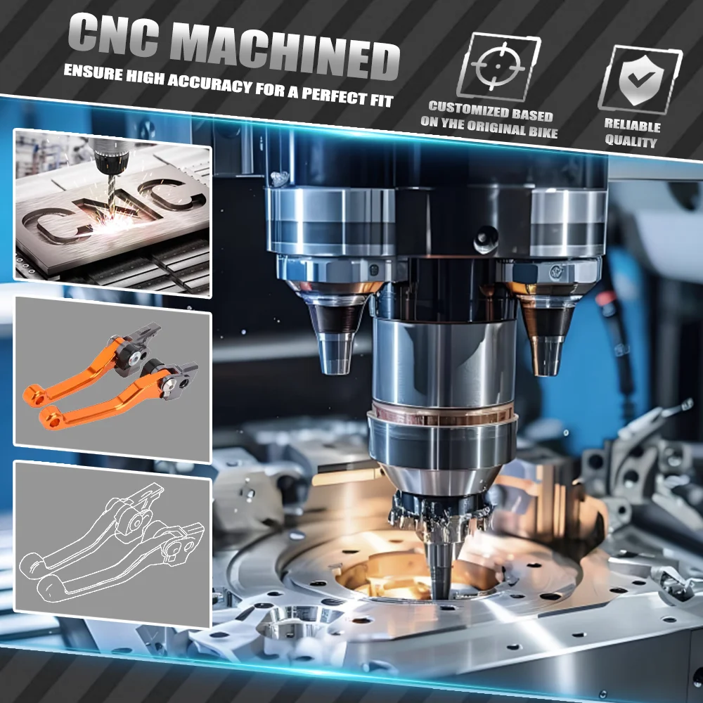 Motosiklet 2022 için CNC debriyaj fren kolu KTM EXC EXCF altı gün EXCR XC XCF XCW XCFW SX SXF 125 144 150 200 250 300 350 450 500