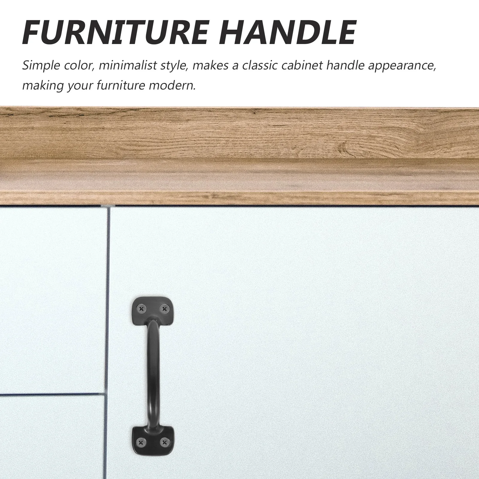 

Bow H Door Pulls Kitchen Cabinet Hardware Closet Dresser H Drawer pulls Sturdy Zinc Alloy Anti Rust Simple Color