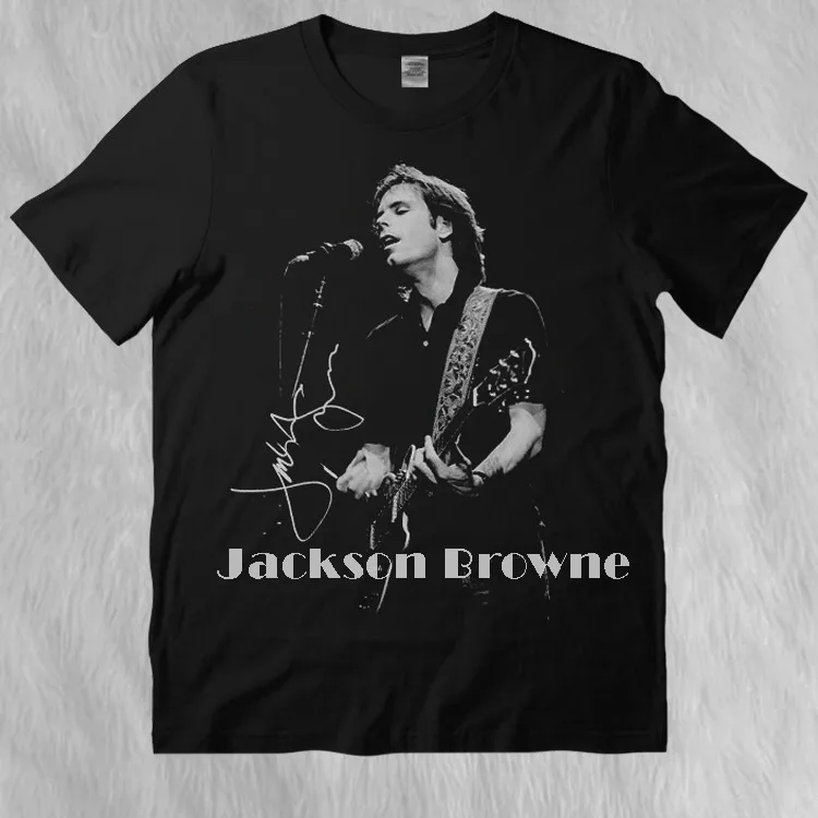 

Джексон Брайн в американском ретро стиле 80-х черная полноразмерная футболка