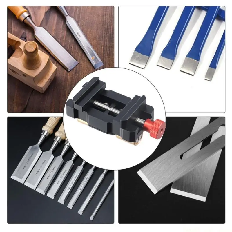 

A2BE Woodworking Sharpening Jig Adjustable Honing Guide for 4-59mm Cutter Planes Carving Blade Grinding Repair
