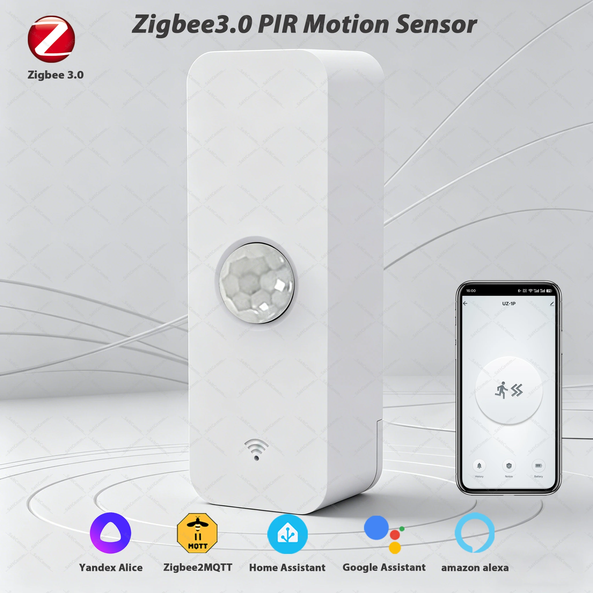 

Датчик движения Zigbee 3.0 PIR, инфракрасный детектор для умного дома, система безопасности Smart Life, совместим с Alexa, Google Home, Z2MQTT, ZHA