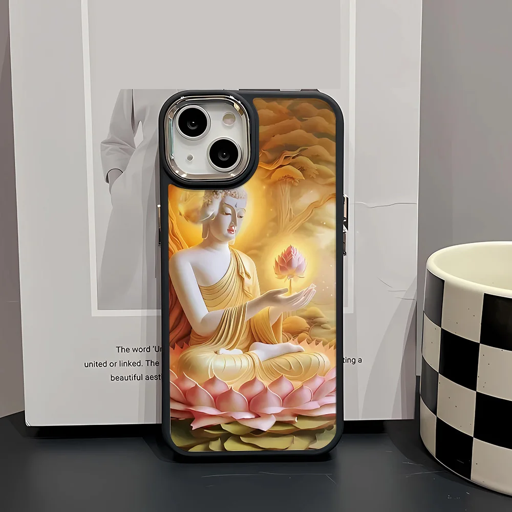 

Buddha statue pattern case,suitable for iPhone16Pro Max/ iPhone16Pro/ iPhone16/ iPhone16 Plus to iPhone11 12 13 14 15 series