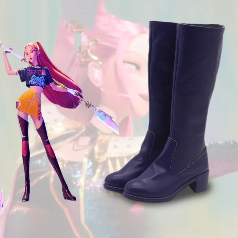 

Mira Cosplay Shoes Game KPop Demon Hunters Role Play Performance Boots For Women Girls