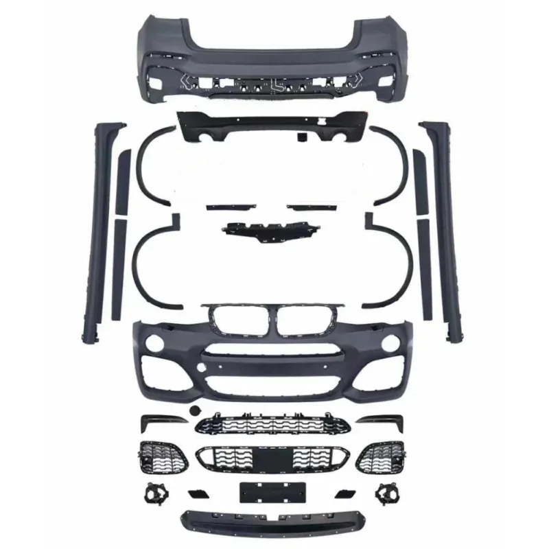 ترقية تعديل KitWole Body Kit لـ S X4 F26 14-20 تعديل إلى M Sport Conversion Kit F26 MT Facelift Kit سيارة Modifica
