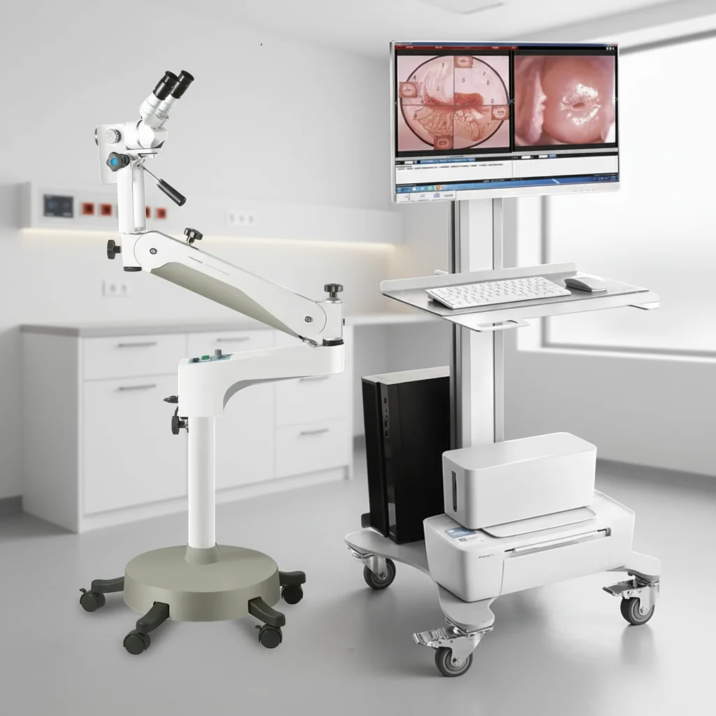 Kernel Colposcopy Machine KN 2200B HD Binocular Optical Gynecological Vaginal Examination Machine