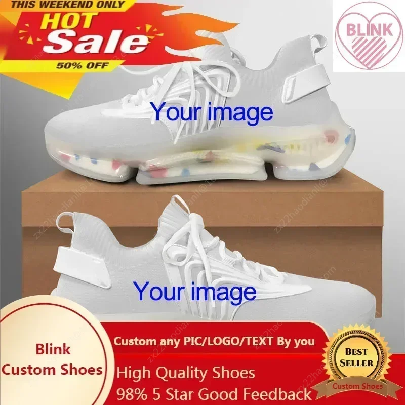 

Custom Made Sublimation Women Men Sports Running Shoes Sneakers F68