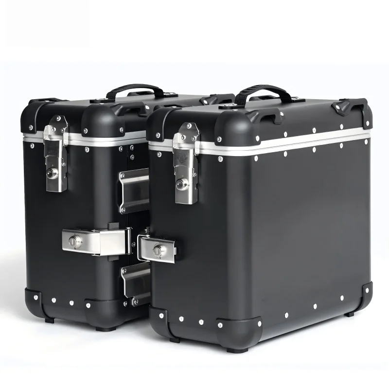 

UniversalMotorcycle Side Box X9 Model Motorcycle Tail Box 37LAluminum Alloy Large Capacity for Kawasaki Motorcycle