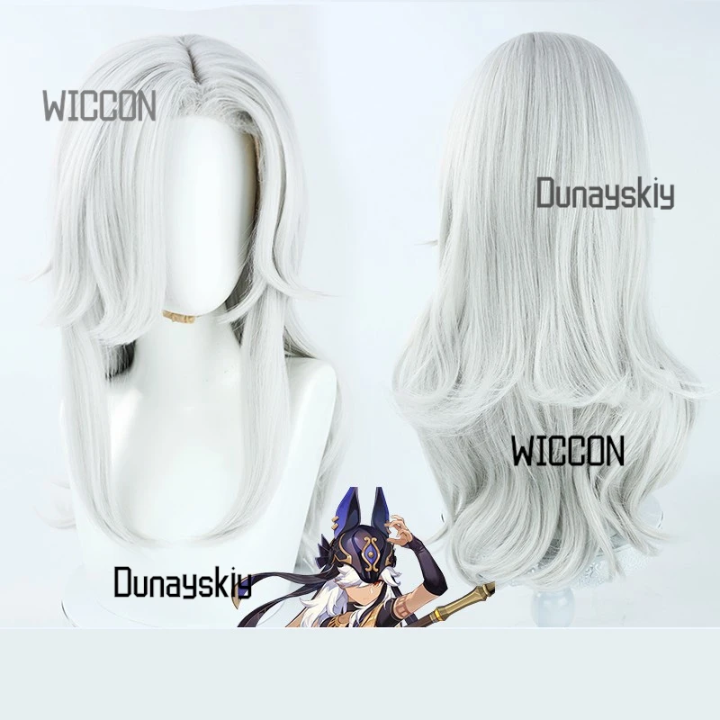 @ # $% Genshin Impact Cyno COS @ # $%^&* Набор Полночный карнавальный наряд Парик Аниме Игровой персонаж Хэллоуин Готовый