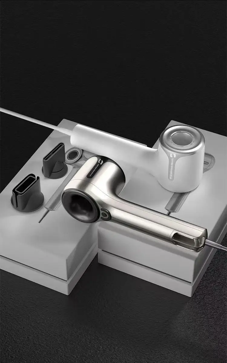 Negative Ion Hair Dryer High Speed Intelligent Household One-step Electric Brushless Strong Wind Motor Magnetic Blow Dryer