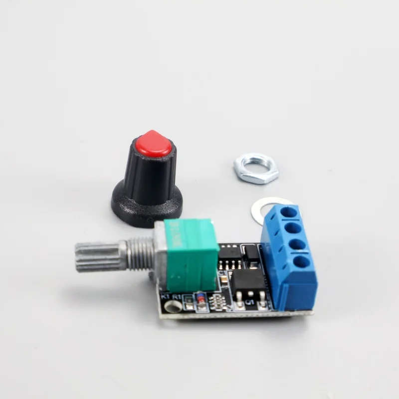 1/5 Stück PWM DC Motor Drehzahlregler 5V-16V12V mit Schalterfunktion 10A LED Dimmgeschwindigkeitsregelungsmodul