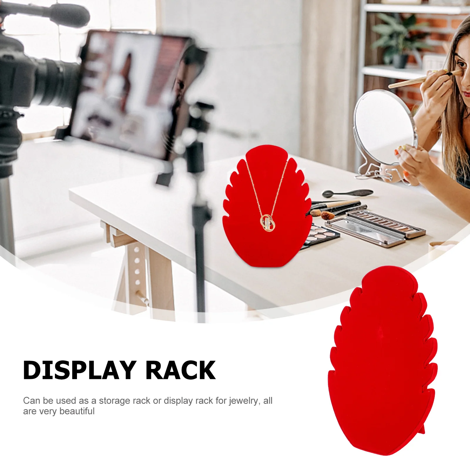 

1pc Jewelry Display Rack Creative Necklace Holder Sturdy Lightweight Storage Organizer For Necklaces Bracelets Jewelry Shop Home