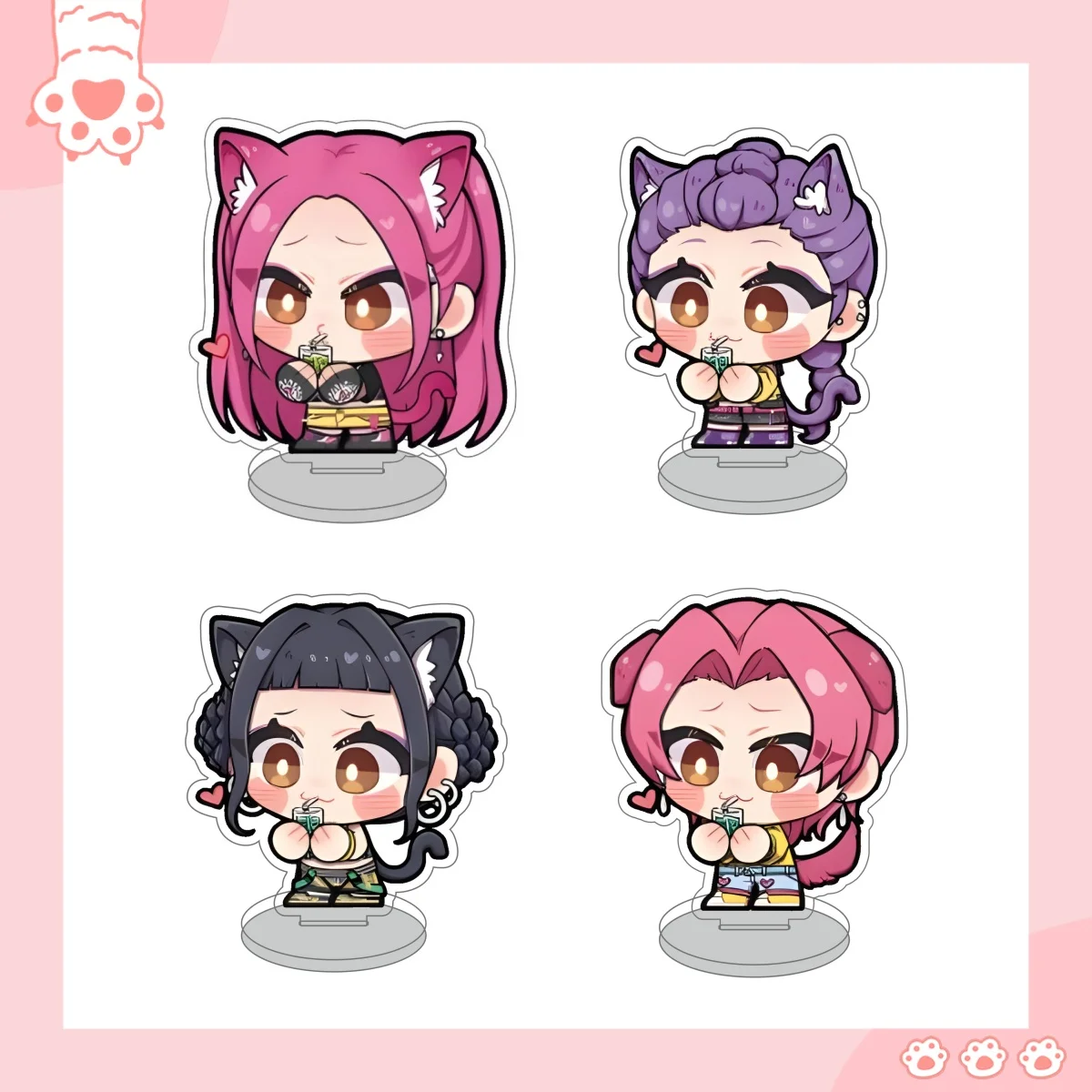 

Ведьма-охотник для девочек, анимационная периферийная мини-подставка для девочек, группа Kpop, милая акриловая подставка для вторичного орнамента 5 см для мужчин и женщин