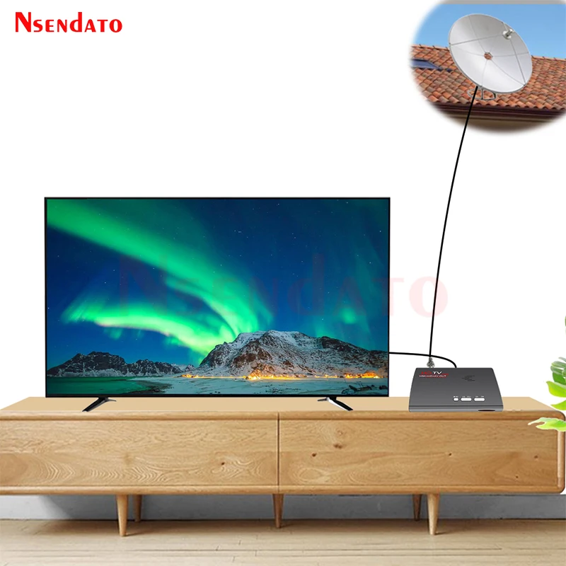 Kỹ Thuật Số Mặt Đất HD DVB T T2 Giao Thức Tivi Box HD AV CVBS Bên Ngoài Bộ Giải Mã Truyền Hình Thu Có Điều Khiển Từ Xa màn Hình Lcd