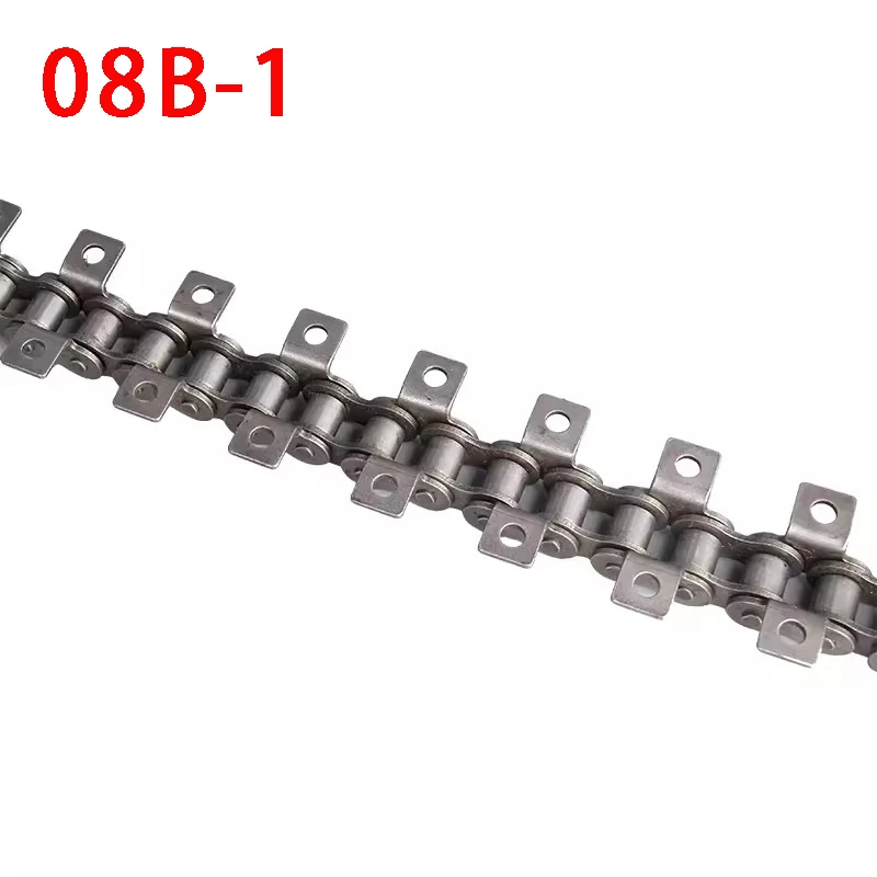Imagem -06 - Single Double Hole Drive Roller Chain Transmissão de Corrente Transportadora com Asas 1.5m Comprimento 06b08b10a12a