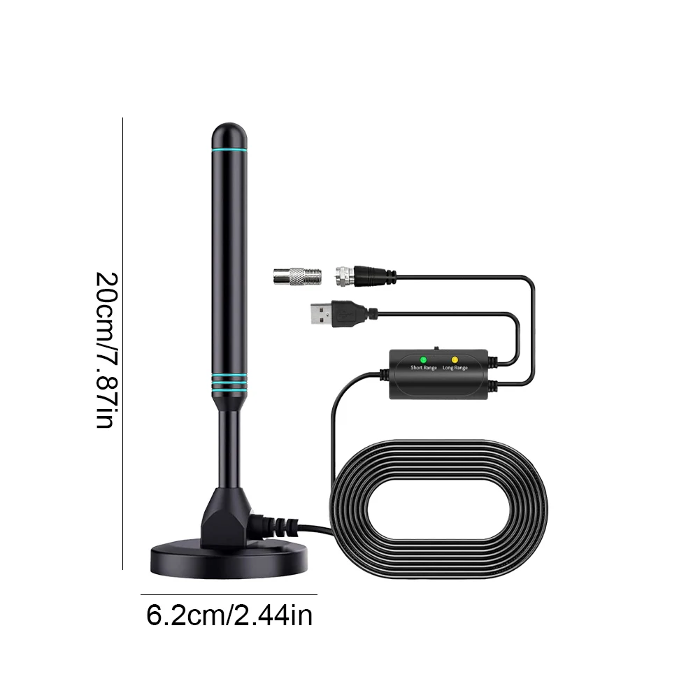 ETOFIXEE Antenna TV Interna, 2024 Nuova Antenna TV Esterno con Amplificatore di Segnale, 500KM ETOFIXEE Antenna TV Interna, 2024 Nuova Antenna TV Esterno con Amplificatore di Segnale, 500KM