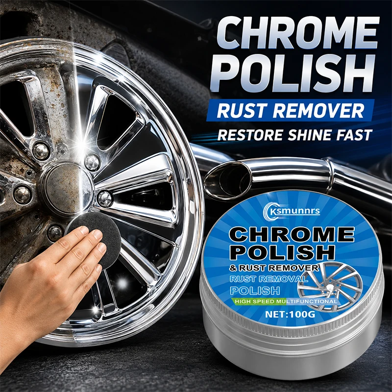 Universal Alloy Wheel Repair Kit, Rim Scratch and Wear Repair Paste with Oxidation Protection and Polishing Cream