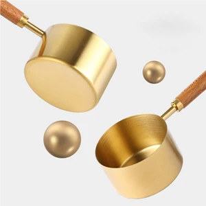 gold measuring cups and spoons set wooden measuring cups and spoons set 
