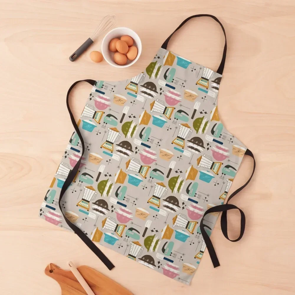 

Retro kitchen Apron Kitchen Kawaii Accessories Professional Barber Waiter Uniforms Apron