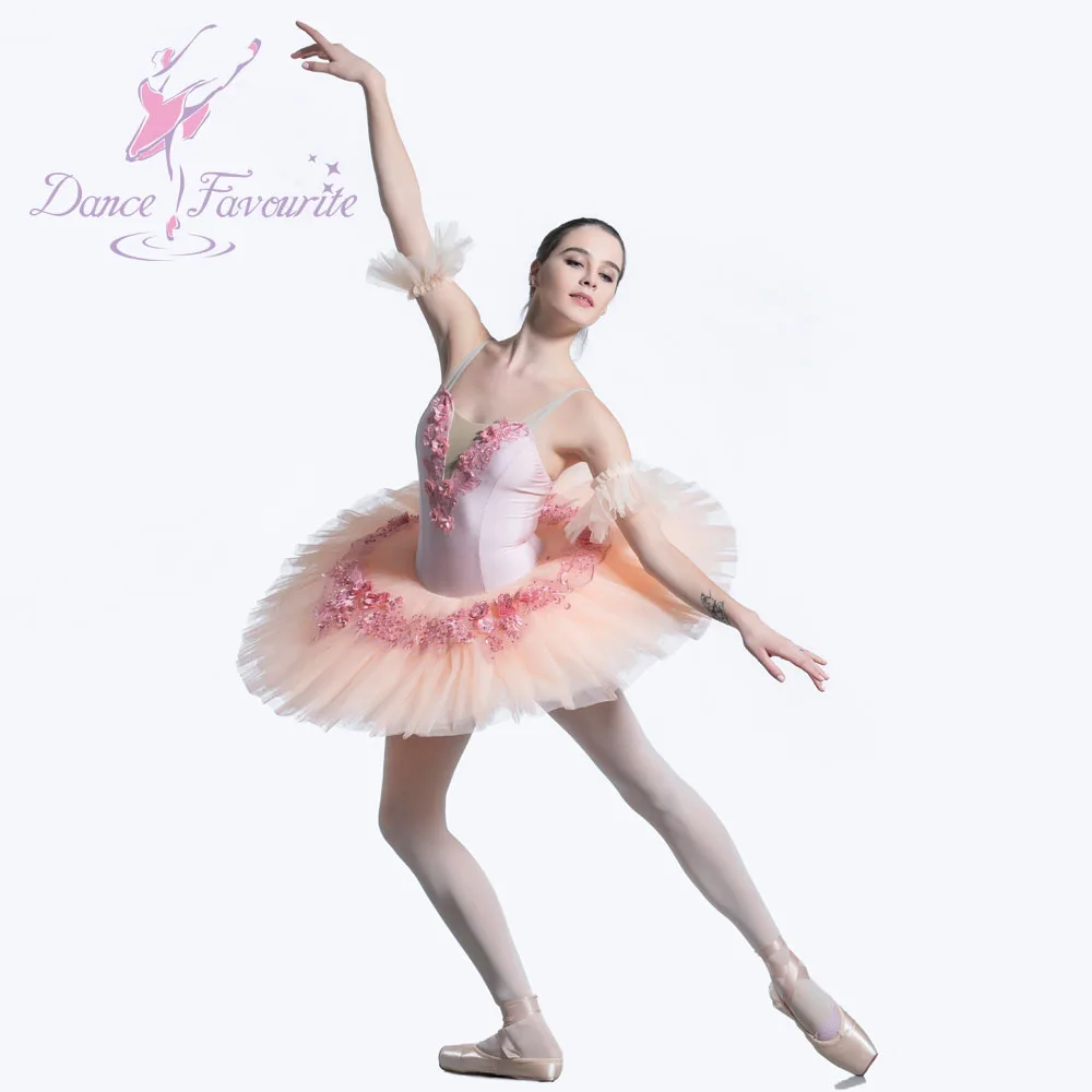 

Dance Favourite Ballet Tutus BLL069 New Ballet Tutu Pre-porfessional Ballet Costume Pancake Tutu Girl & Women Pale Pink tutu