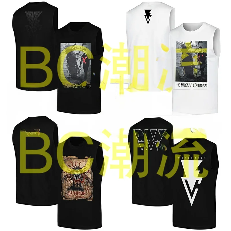 Camiseta sin Mangas de Algodón con Diseño de Finn Balor, el Príncipe Demonio de la , Estilo Lucha Libre, Prenda Superior s...