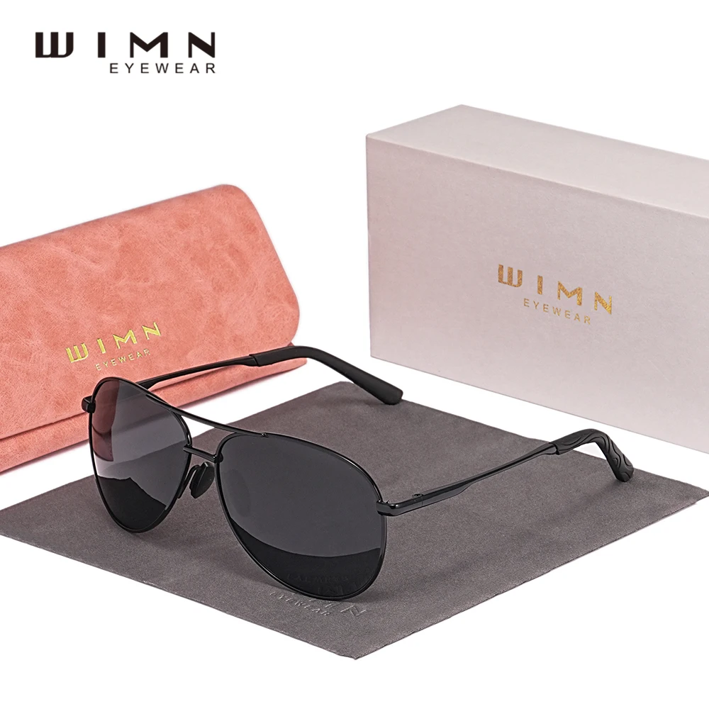 

WIMN Pilot Sunglasses Alloy Frame TAC Lense Polarized UV400 Shades Eyewear For Women Trendy Driving Vacation Glasses