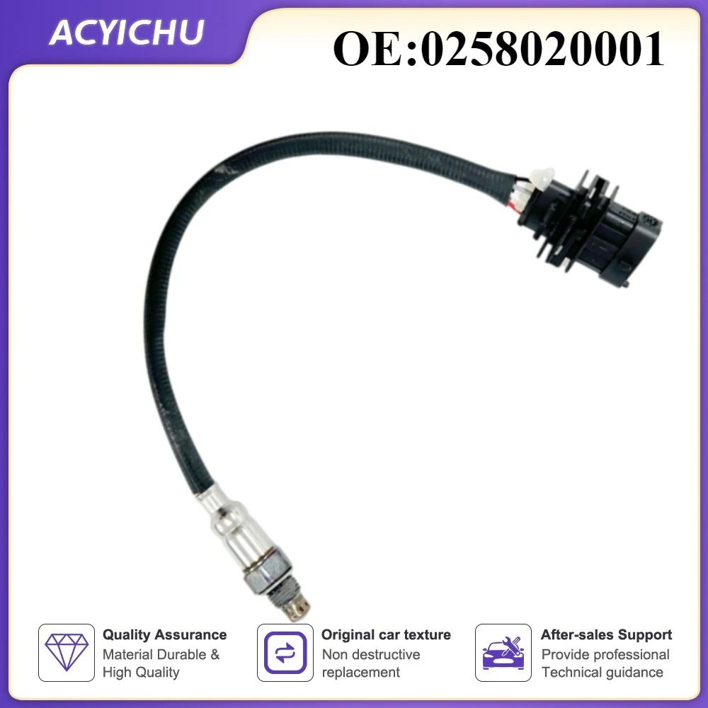 Lambda Oxygen Sensor O2 Sensor For Motorcycle Exhaust 0258020001 For CF 250SR 2022 Dayang Benelli 250NK 250-B/250