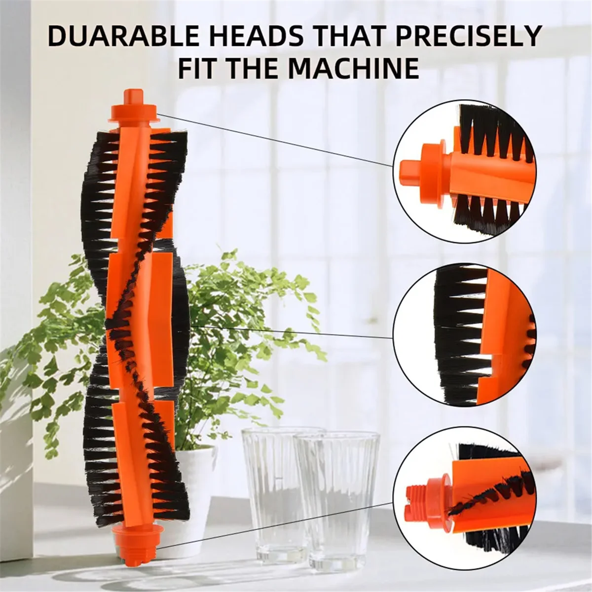 Para Xiaomi Mi Robot aspirador Mop 2S / Mop P / Mop Pro / XMSTJQR2S / STYTJ02YM Cepillo Lateral principal filtro Hepa accesorios de fregona