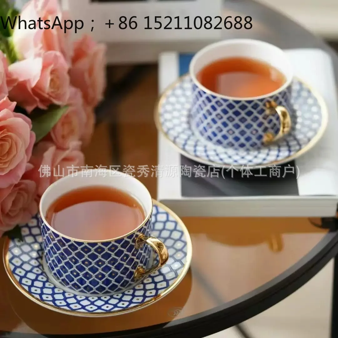 LLY bone china afternoon tea coffee cup saucer couple home hotel restaurant afternoon tea cup girlfriend gift