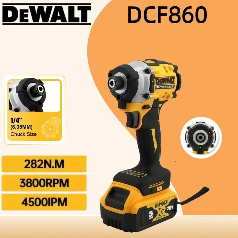 

Аккумуляторная компактная дрель-шуруповерт Dewalt DCF860, бесщеточная, перезаряжаемая, улучшенная модель электроинструмента