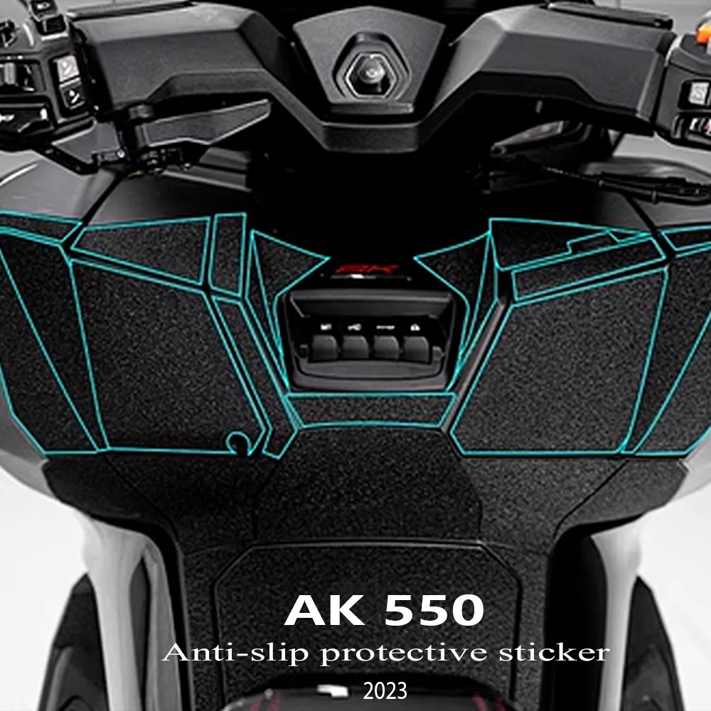 Ak550 Premium 2023 Tank Pad Armor Sticker Foot Pedal Thickened Rubber Protective Sticker For Kymco Ak550 Ak 550 Premium 2023